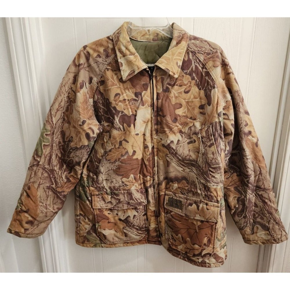 Vintage WALLS Jacket Advantage Insulated Camouflage Hunting USA Made Size 12 Reg